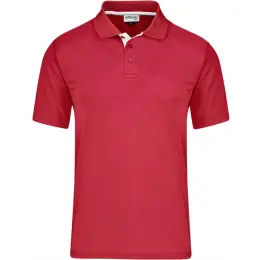 Kids Tournament Golf Shirt Red